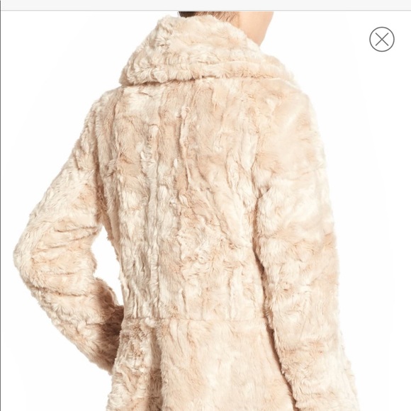 Free People Swingy Vegan Fur Jacket Coat - Picture 6 of 8